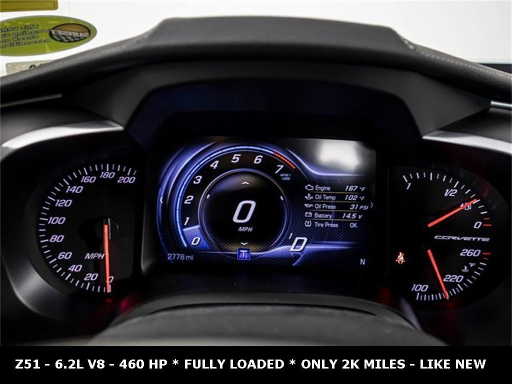 2019 Chevrolet Corvette Stingray Z51 2LT