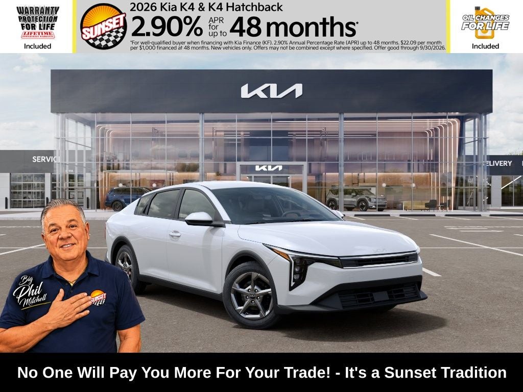 2026 Kia K4 LXS