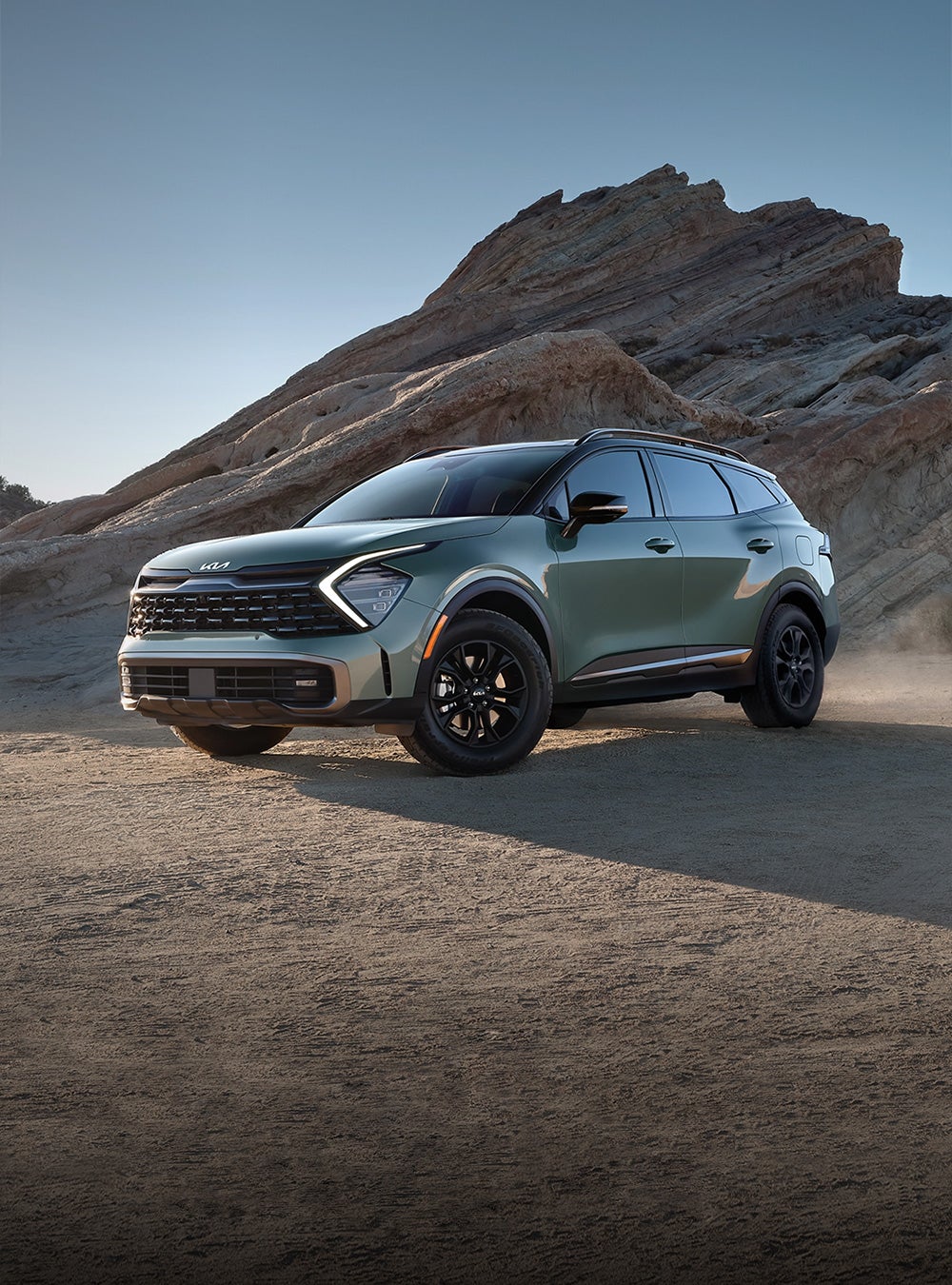 Exterior view of a 2023 Kia Sportage