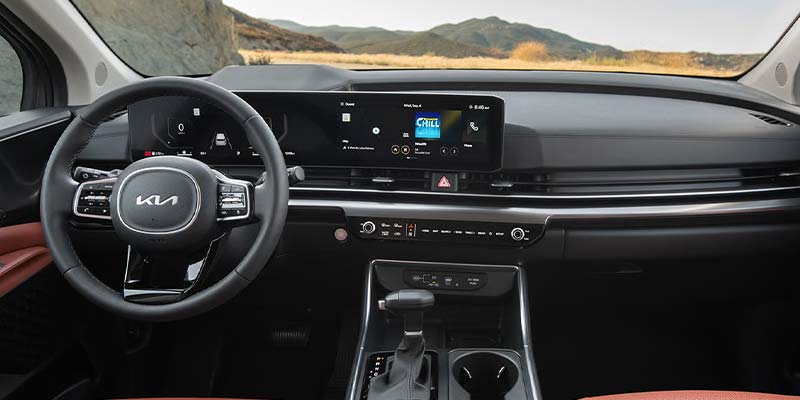 2026 Kia Carnival MPV Front Seat and Dash