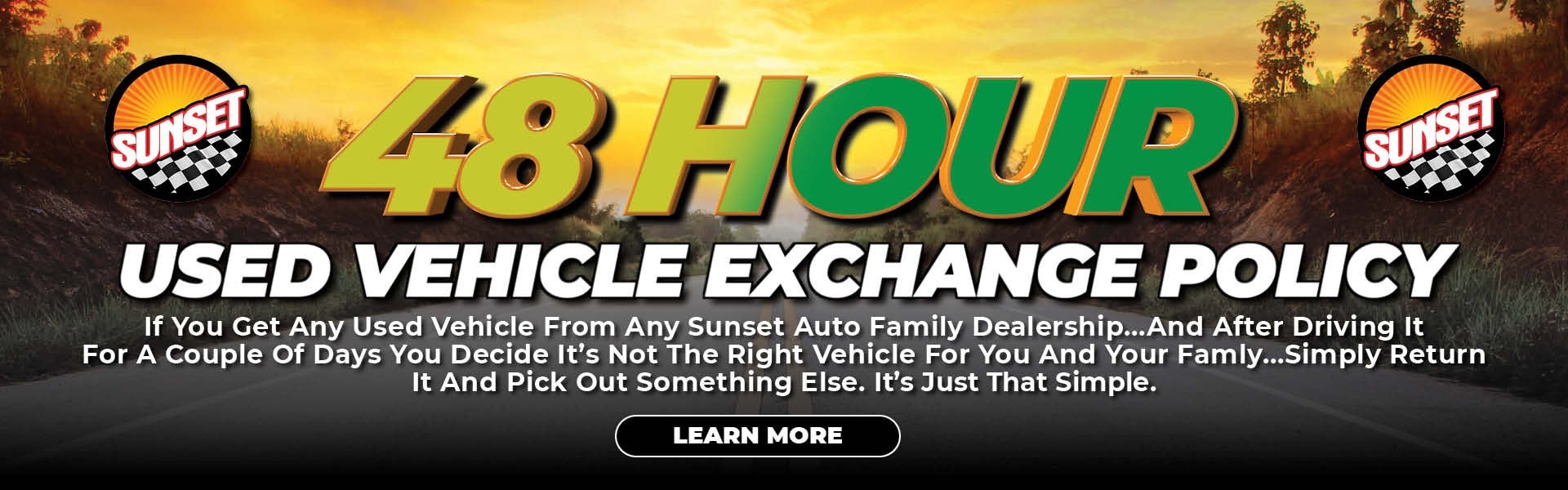 48-Hour Used Vehicle Exchange Policy